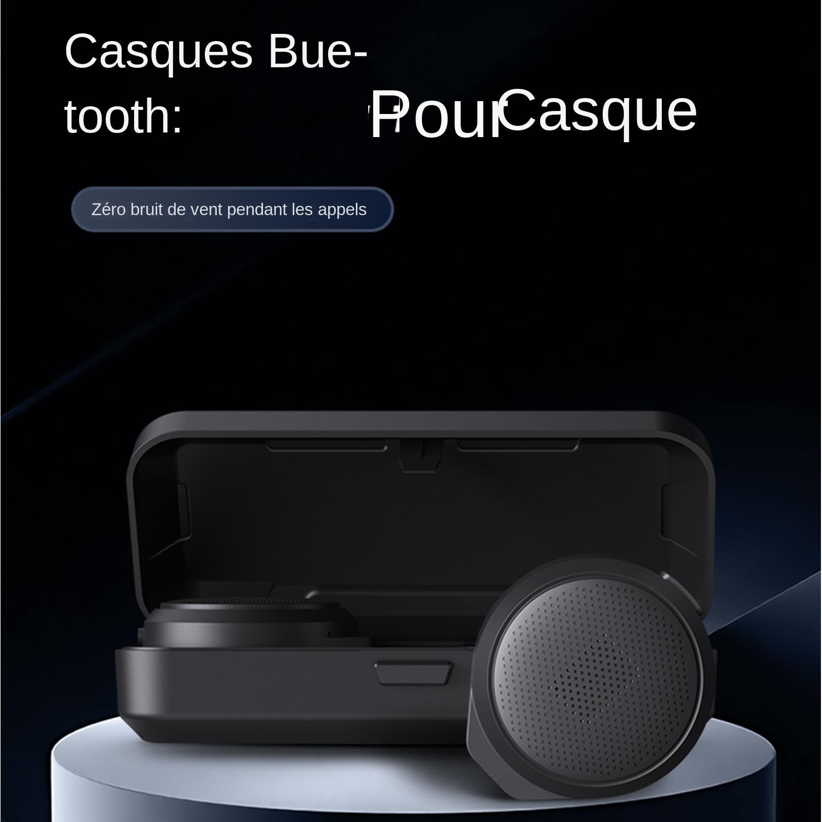 Écouteurs sans Fil pour Moto Étanche Rechargeable Portable