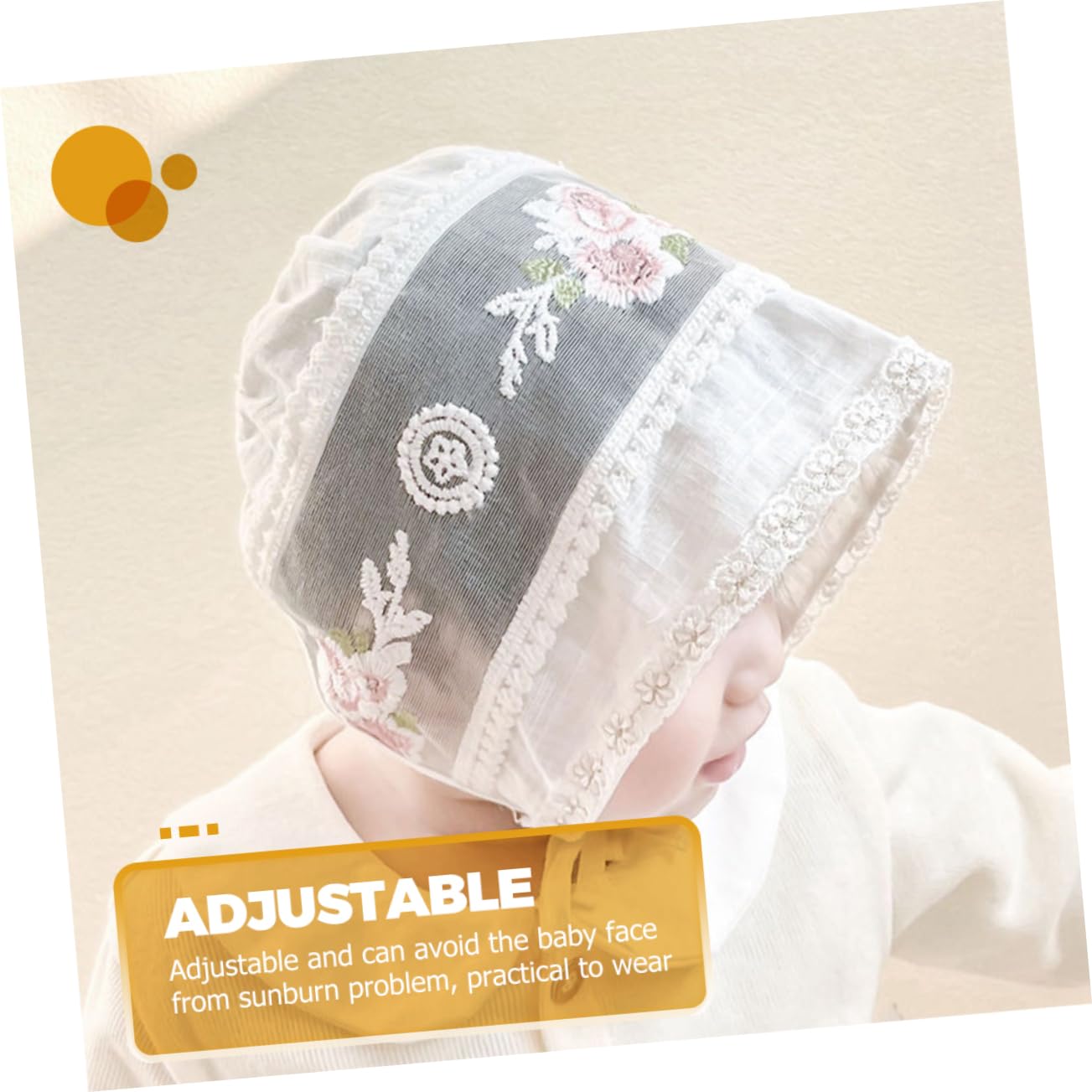 Beaupretty Sombrero de Sol para pequeños Sombreros de Verano para bebé Gorro de Sombrero de niña Sombrero de Sombreros de niña algodón