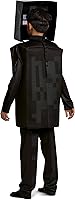 Vista 2 de Disguise Minecraft Disfraz infantil de Enderman Deluxe, disfraz oficial de Minecraft para niños, talla 14/16
