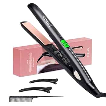 高級　ミニ ヘアアイロン 28mm ストレート マイナスイオン 2way ピンク 高級 ミニ ヘアアイロン 28mm ストレート マイナスイオン 2way