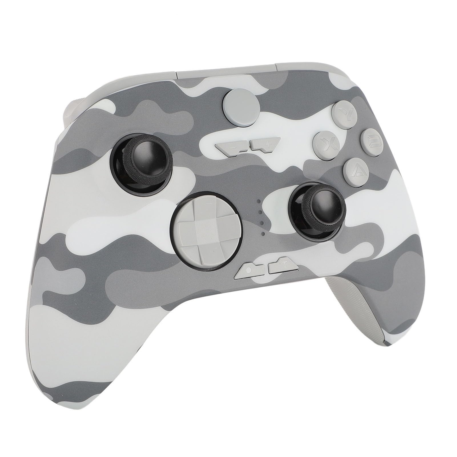 Cuifati Controller da Gioco Dual Hall Triggers, Gamepad RGB Giroscopico a 6 Assi per PC, Steam Deck, IOS, 10/11 - Ergonomico Antiscivolo, Batteria da 1000 MAh, 22 Ore di Riproduzione (grigio