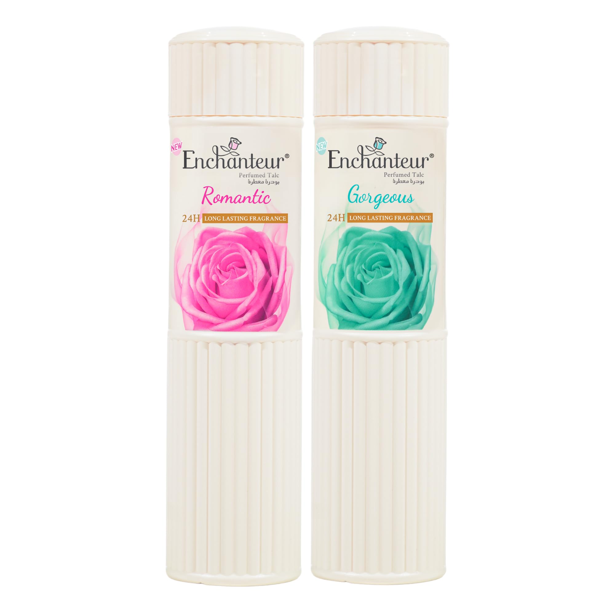 Enchanteur Talc Romantic + Gorgeous, 250 gm X 2