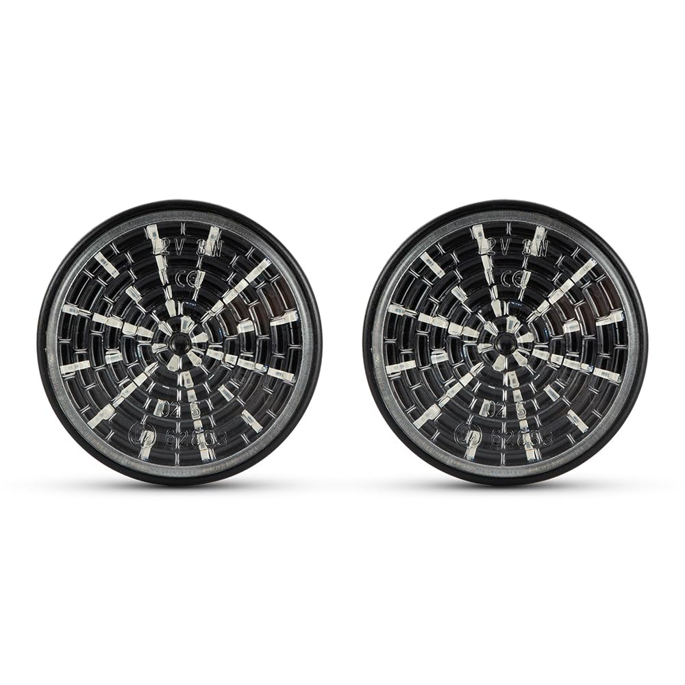 2 sztuk dynamiczny/normalny kierunkowskaz lampka sygnalizacyjna boczna wzmacniacz kontrolna dla Mazda MX-5 MK1 MK2 MK3 1989-2015(Dynamic,Smoked lens)
