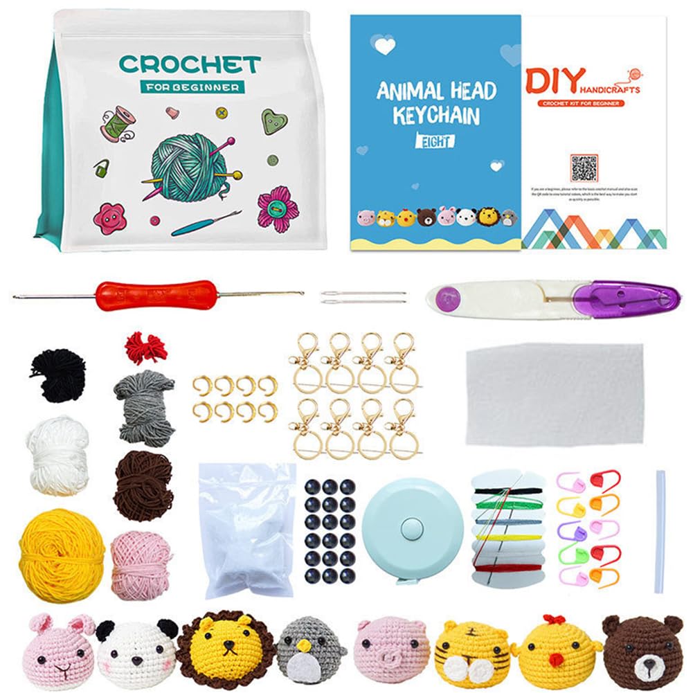 Tuva MAK Crochet Amigurumi Kit | Complete Kit met Katoengaren, Patroon & Vulling