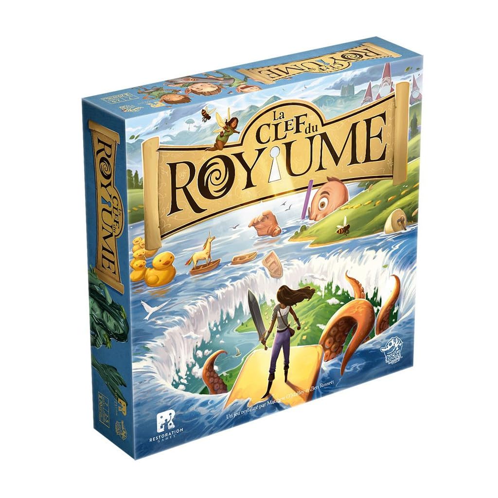LUCKY DUCK GAMES La Clef du Royaume - Jeu de Société - De 2 à 5 Joueurs - A Partir de 7 Ans - Version Française | Explorez un donjon mystérieux et affrontez ses gardiens redoutables - de 2 à 5 aventuriers - version française complète