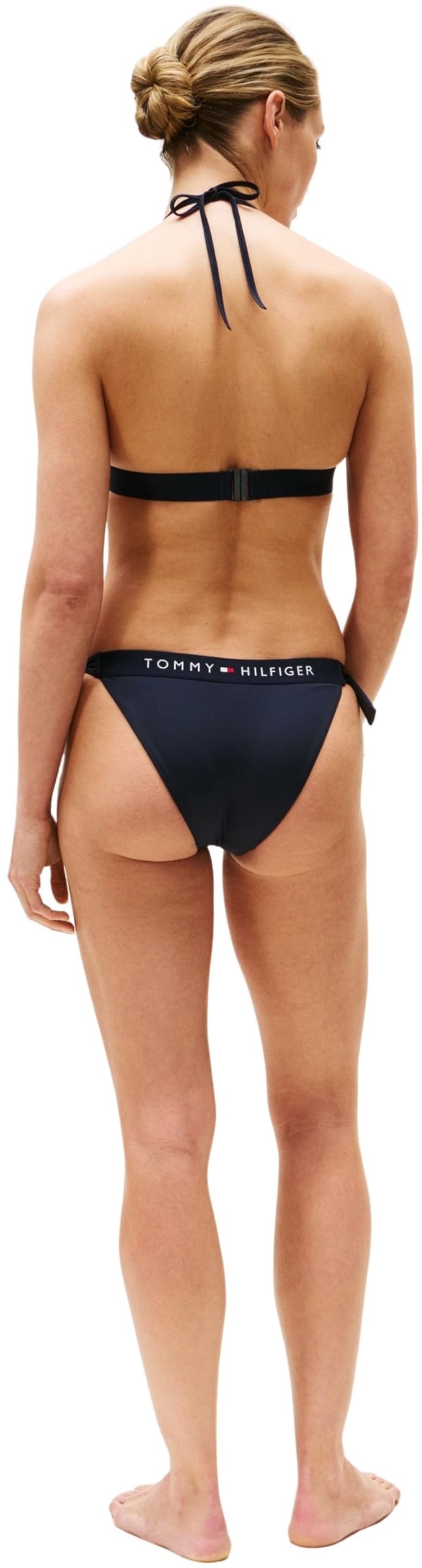 Tommy Hilfiger Top de Bikini Triangular con Relleno para Mujer