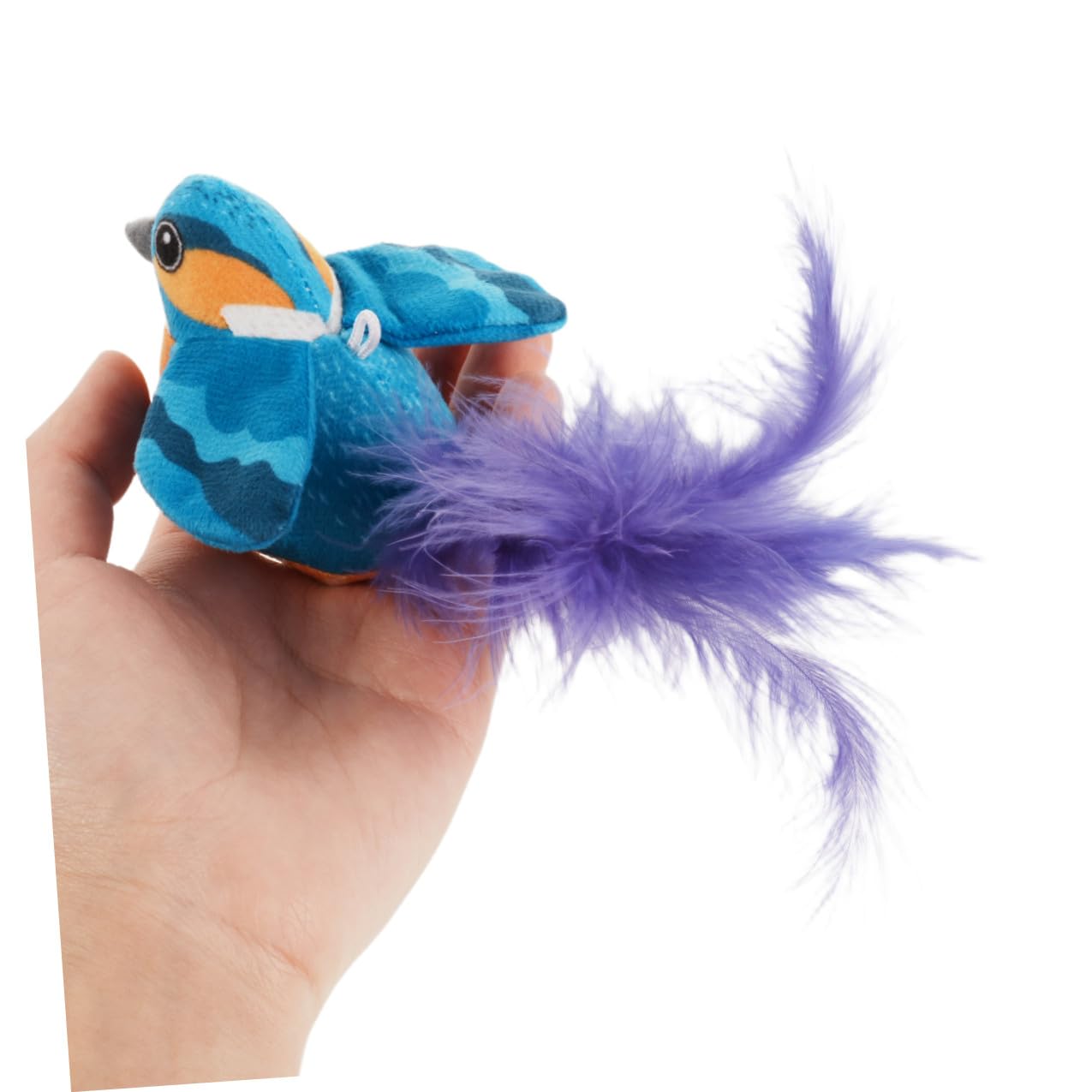 SUPVOX Jouet Oiseau Peluche Gazouillis Baguette à Chat pour Chasse Intérieure Chatons