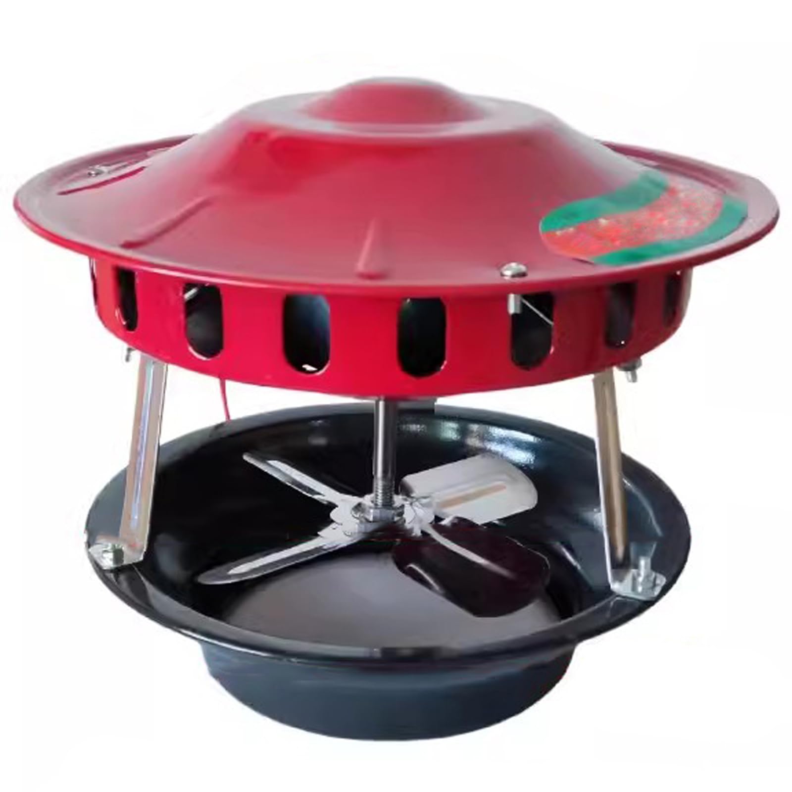 Ventilateur de cheminée 80W extracteur de fumée pour conduit
