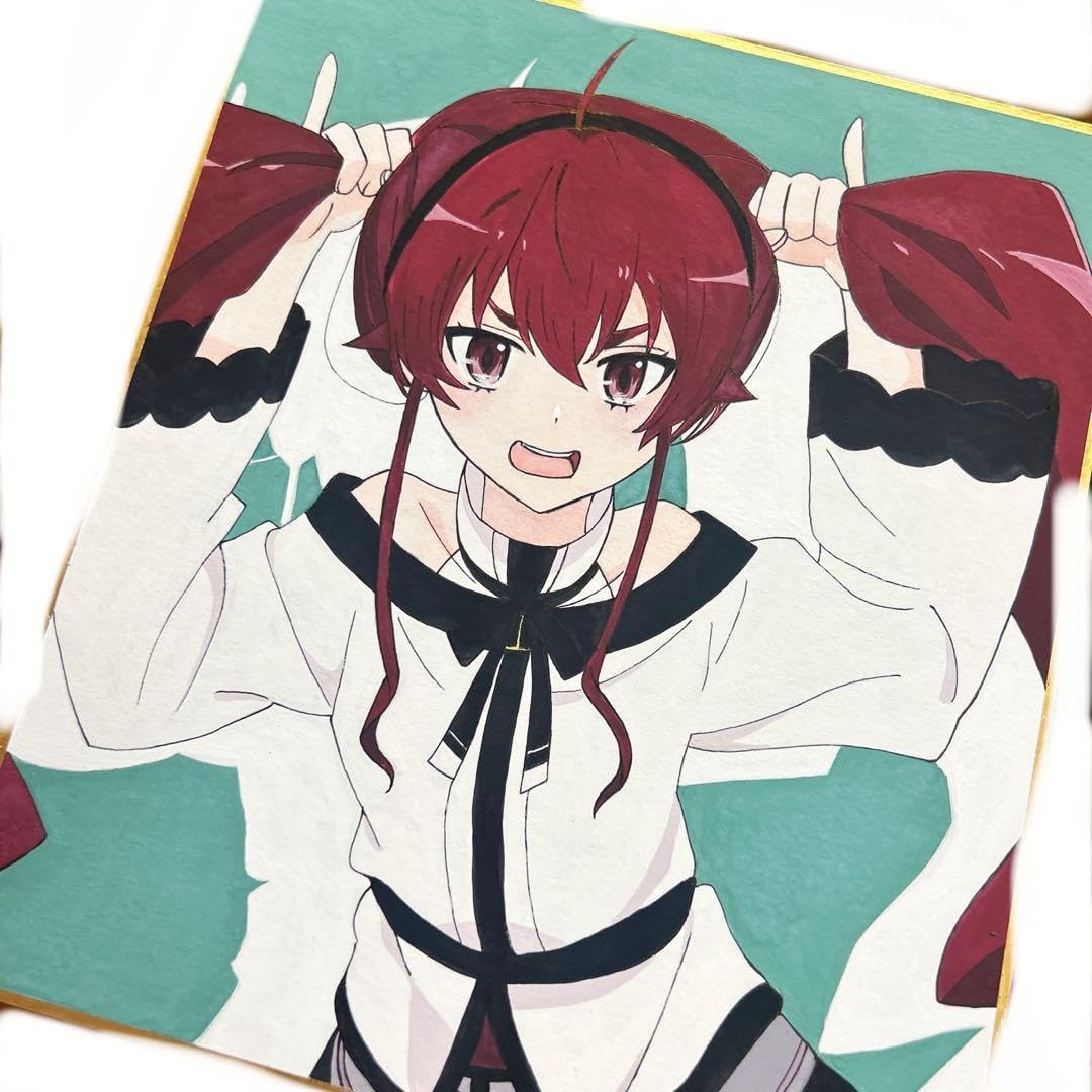 Amazon.co.jp: 無職転生 エリス 手描きイラスト : おもちゃ