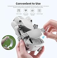 Vista 3 de HeiyRC Correa de soporte de hélice para DJI Mini 3 Pro Drone Fijo Accesorios Fijo Fijo Soporte de Cuchilla Estabilizador Protección Guardia Accesorio