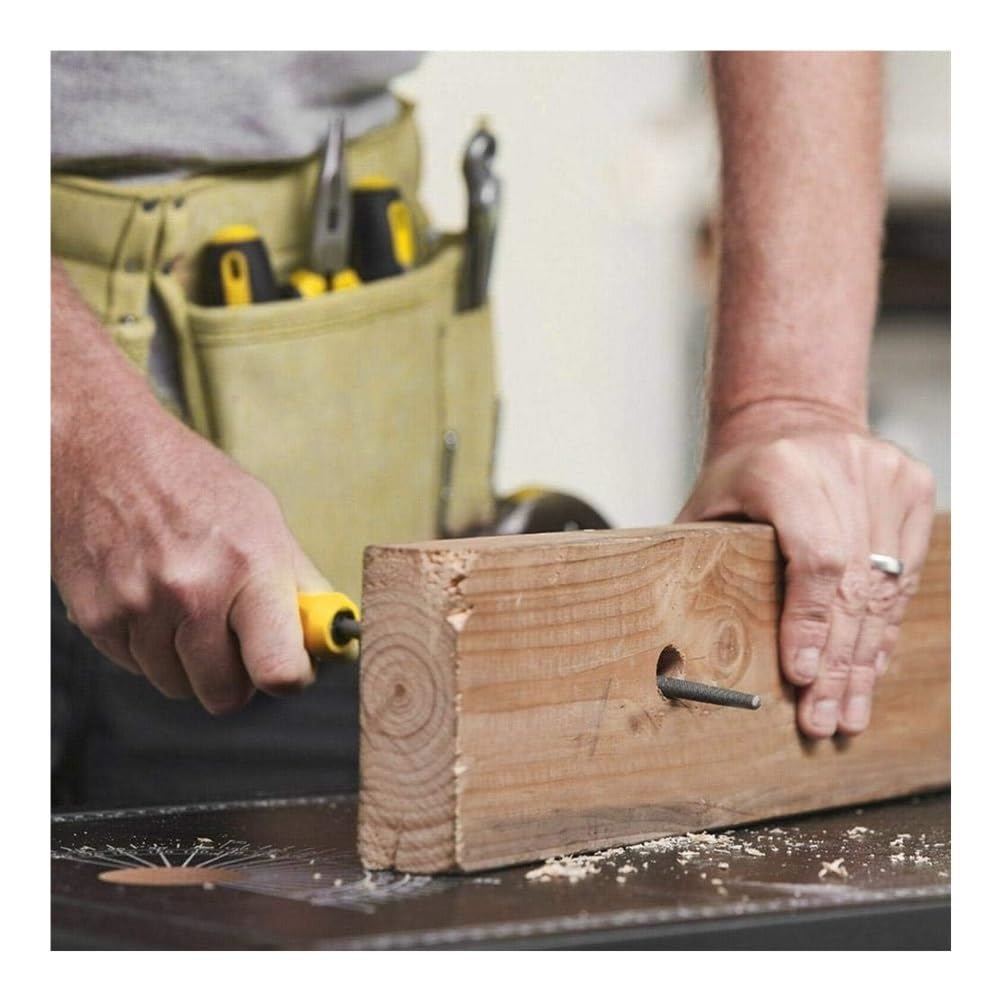 Set di raspe for lime for legno da 6 pezzi da 8 pollici, set di lime for metallo in acciaio ad alto tenore di carbonio utensili manuali con manico in gomma antiscivolo for la lavorazione del legno, me