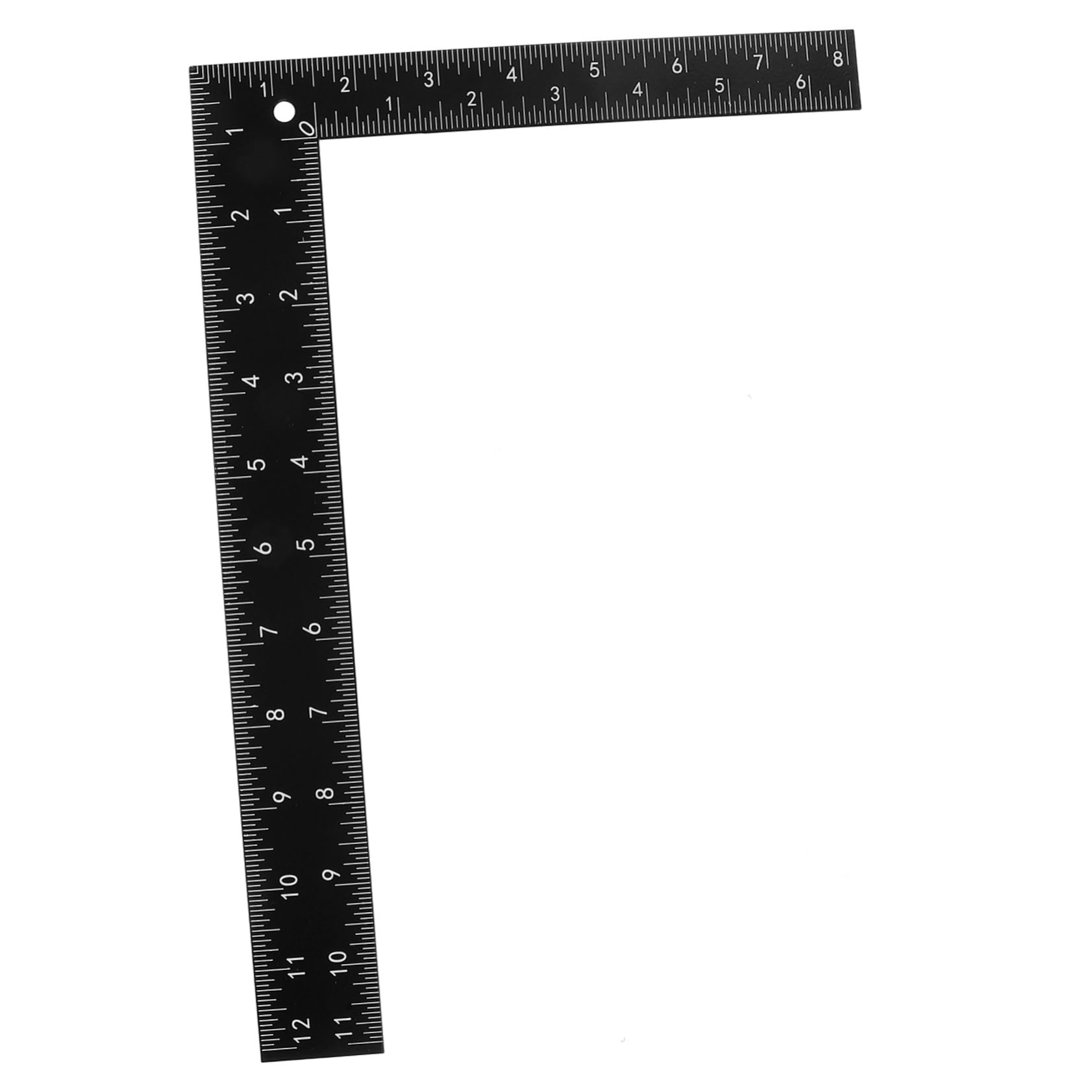 IWOWHERO Versatile Woodworking Square Right Angle Ruler Leather Crafting Ruler Measuring Tool for DIY Projects