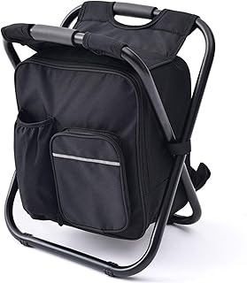 3 En 1 Bolsa De Silla De Pesca Al Aire Libre Silla De Pesca Plegable, Silla De Mochila Portátil para Excursiones Al Aire Libre Eventos Playa Pesca