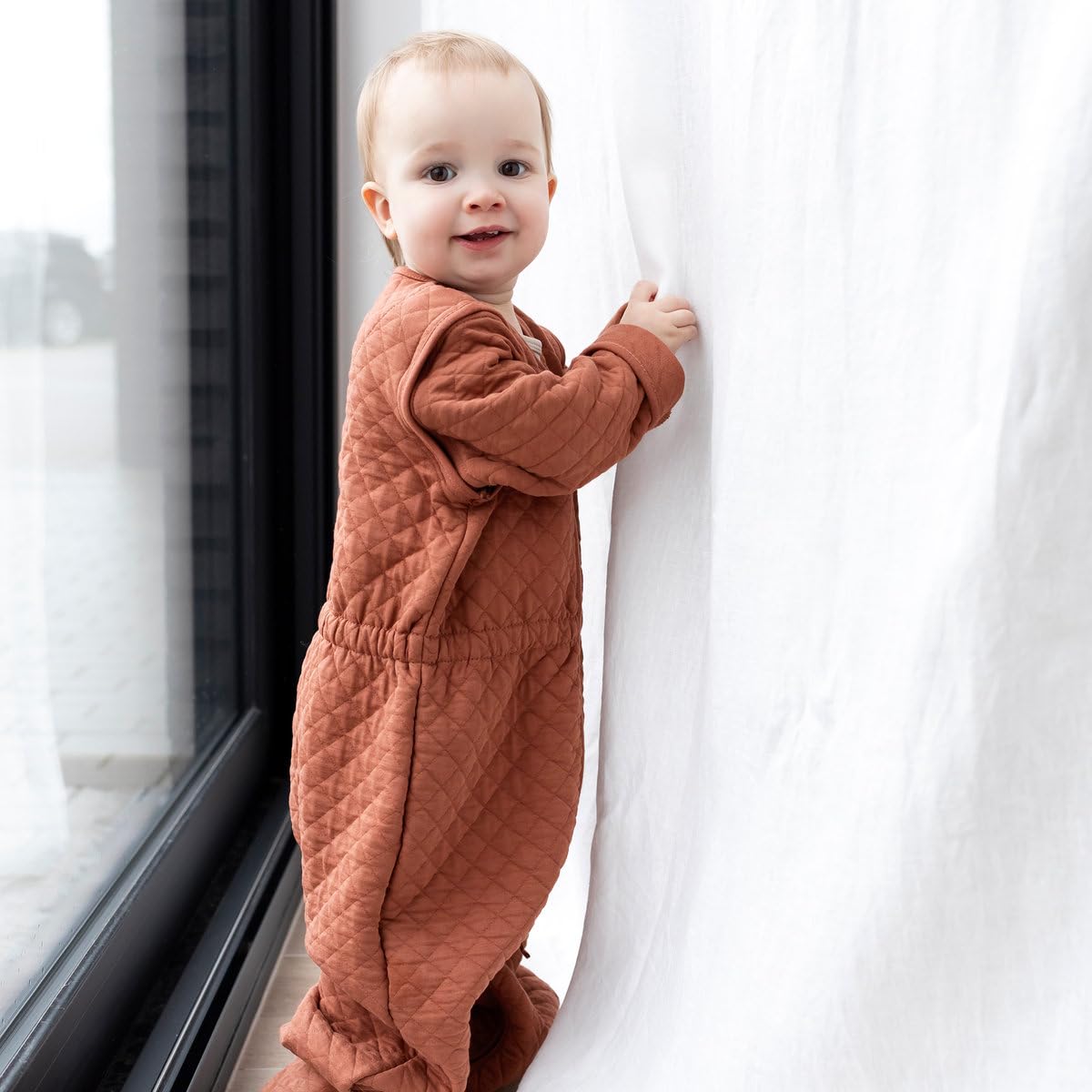 BEMINI Schlafsack Pady Quilted Jersey tog 1.5 Brick