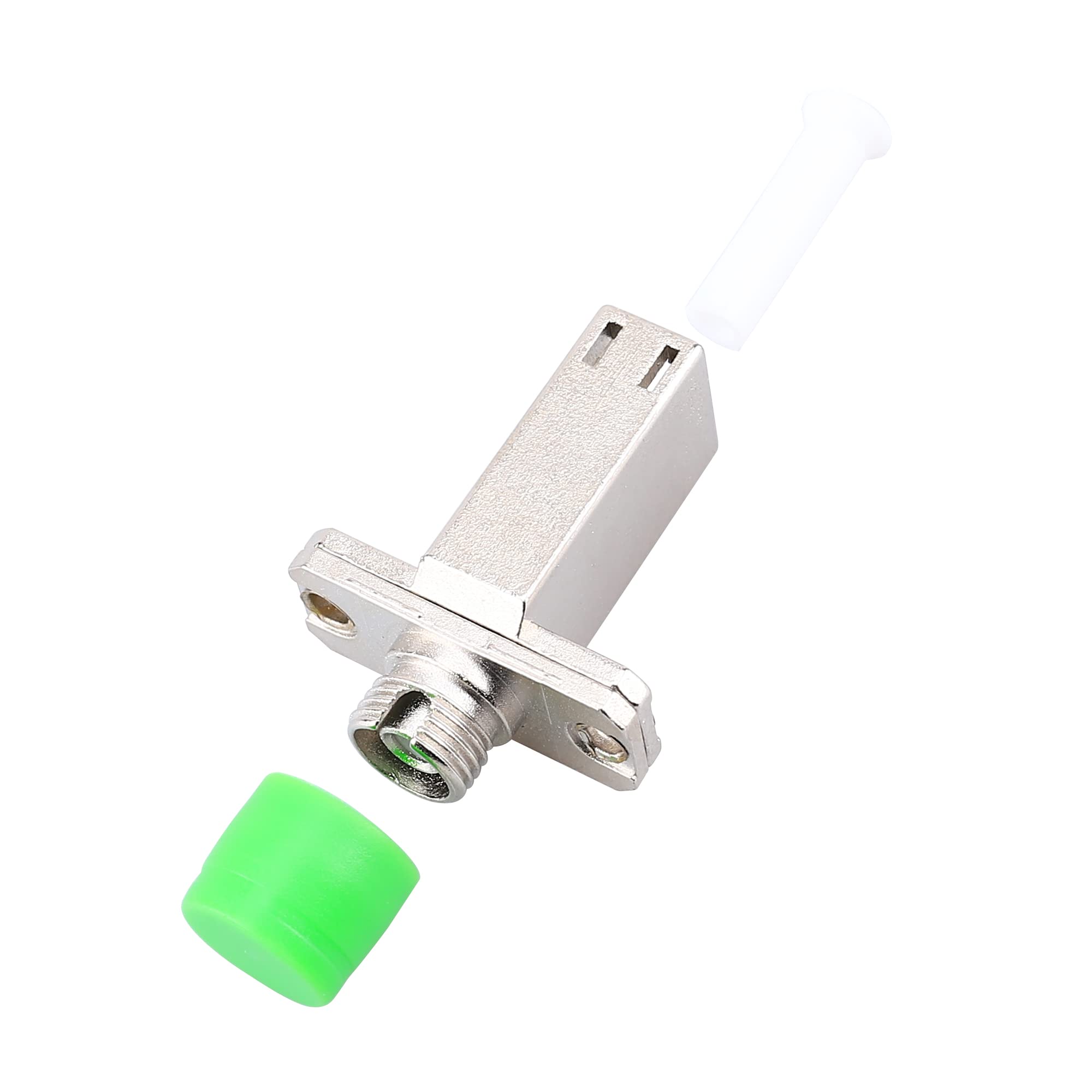 2pcs Fiber Optic Adapter LC/APC Female to FC/APC Female Single Mode Coupler Flange for Digital Communication interconnecting Two Fiber connectors Optical Equipment Tool