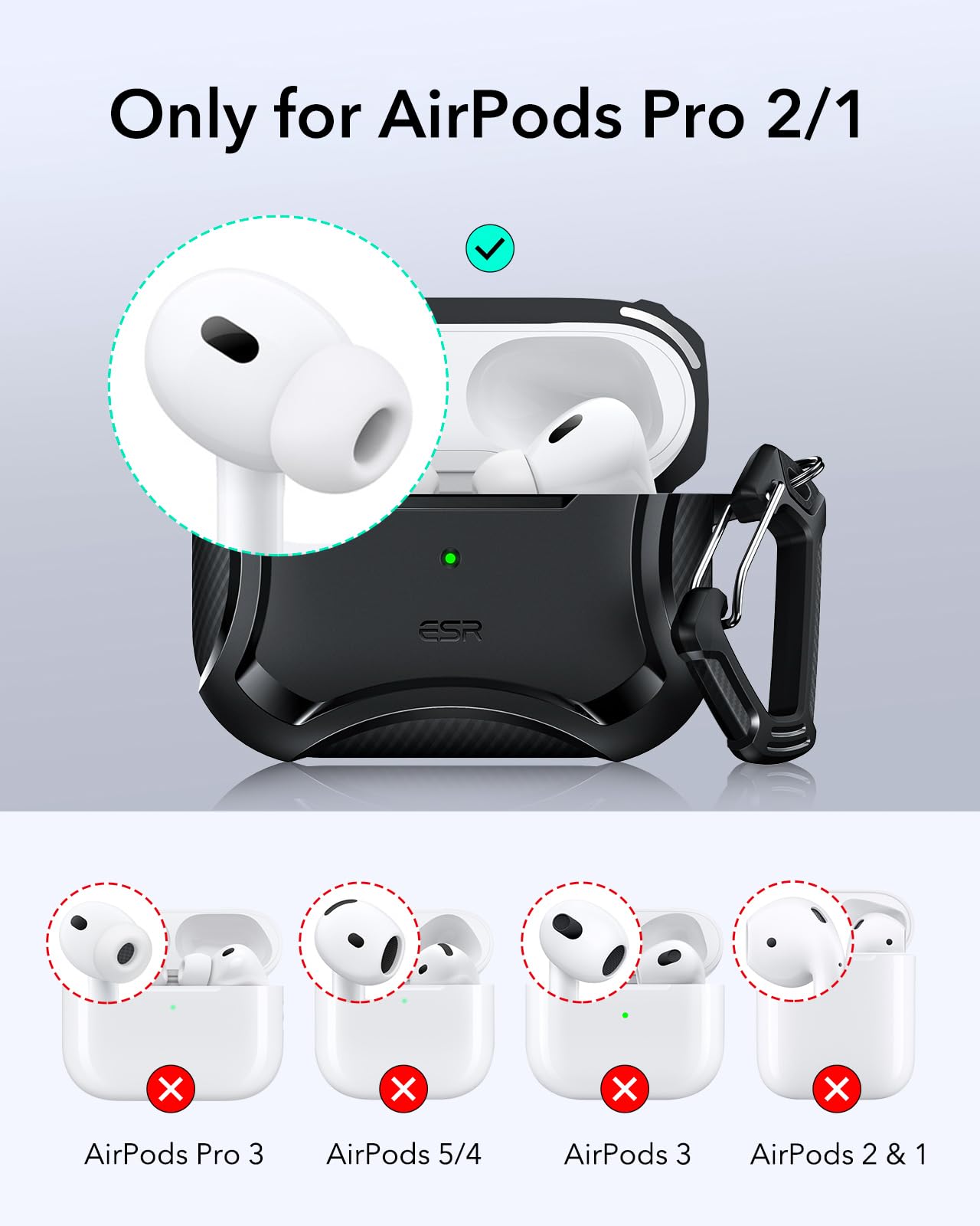 Amazon.com: ESR for AirPods Pro 2 Case, Compatible with MagSafe