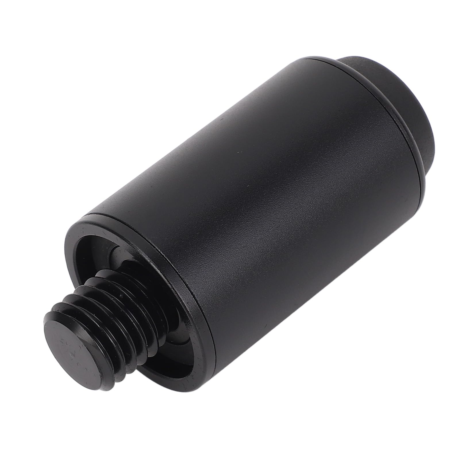 CHICIRIS Pool Cue Extender Billar Extensión Aluminio 2 Pulgadas con Parachoques de Goma
