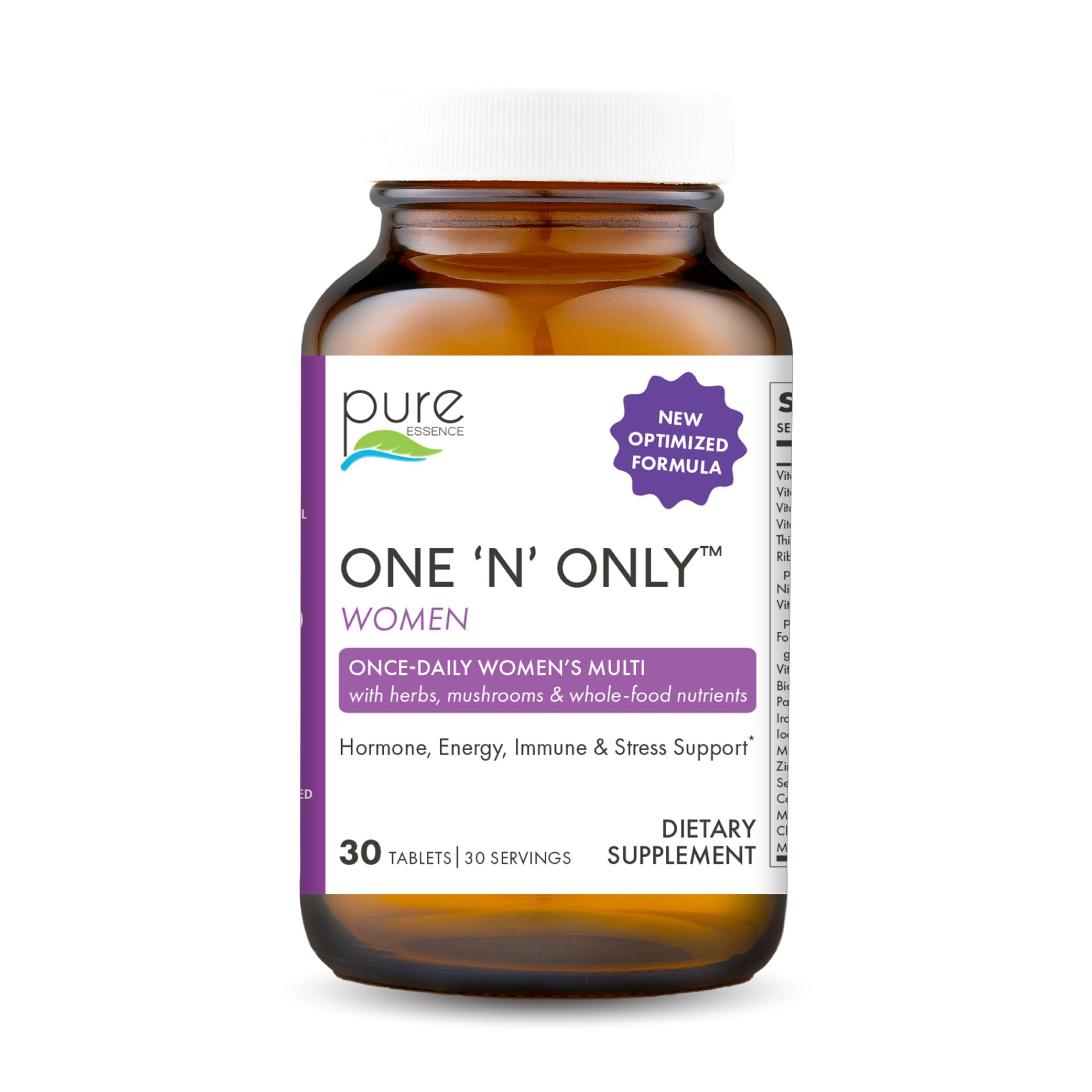 Dr. Purela Perfect Natural Essence S+ 3本 Amazon.com: PURE ESSENCE LABS One N Only Multivitamin for Women