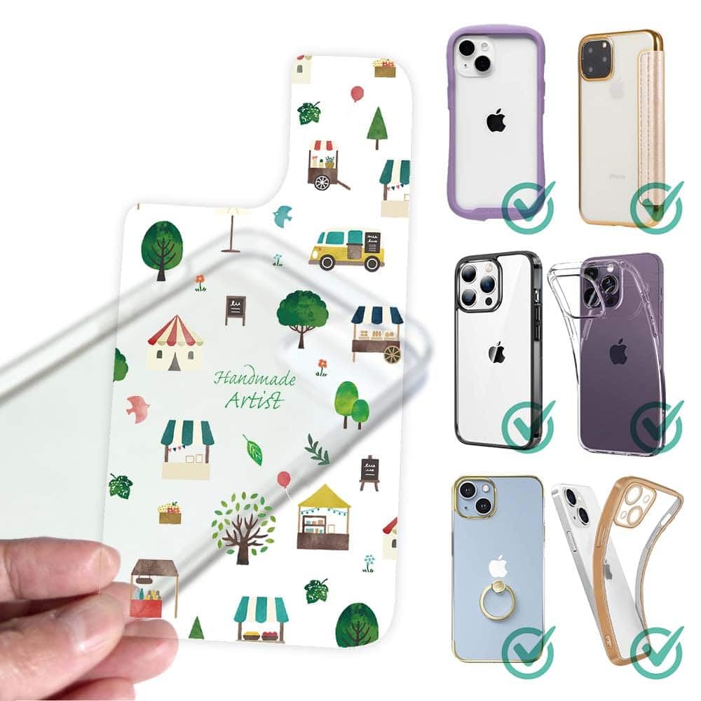 Amazon.co.jp: AnglersLife スマホケース 着せ替え シート インナー  