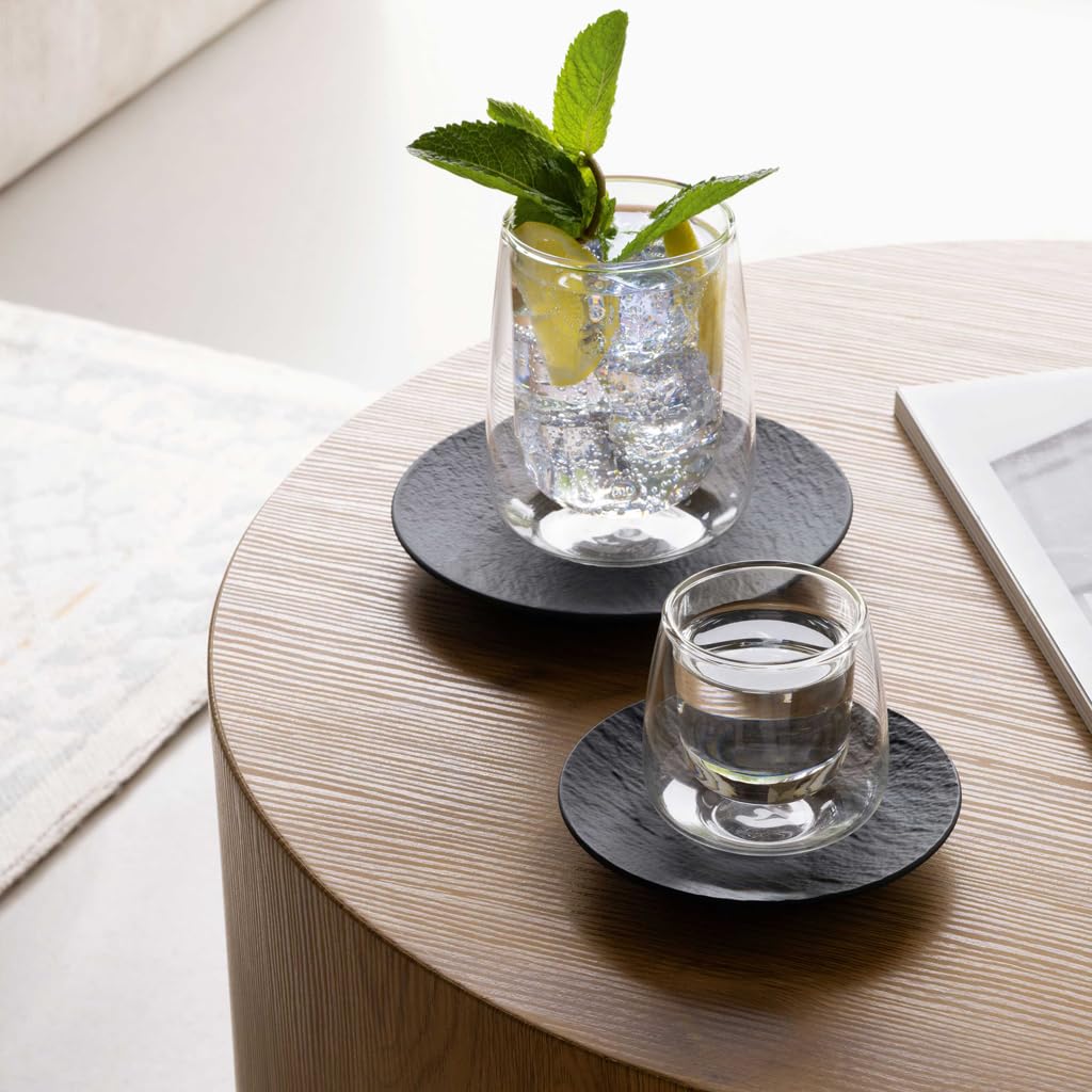 Villeroy & Boch – Artesano Hot&Cold Beverages bicchiere da latte macchiato, bicchieri a doppia parete per bevande fredde e calde, lavabile in lavastoviglie, utilizzabile nel microonde