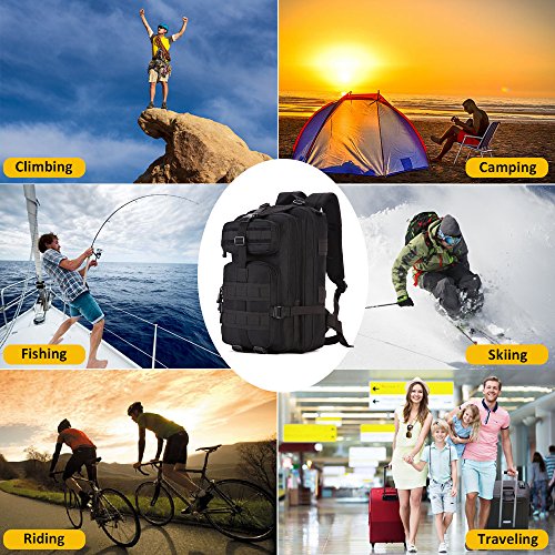 Zology Multi-Functional 40L – High Yield for Men Military Army Tactical Backpack Camping Hiking Bag Outdoor Bag Woman with a Cup - Image 6