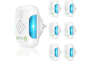 Ultrasonic Mouse Repellent: 6-Pack Defense Against Unwanted Pests