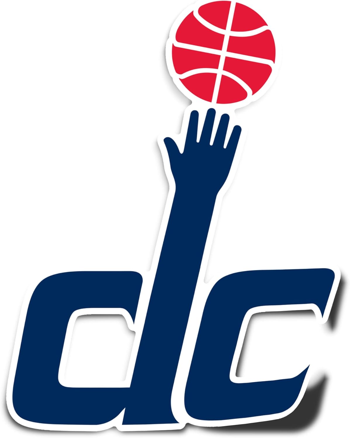 Desert Cactus Washington Wizards Sticker NBA Officially Licensed Vinyl Decal Laptop Water Bottle Car Scrapbook (Individual 4)
