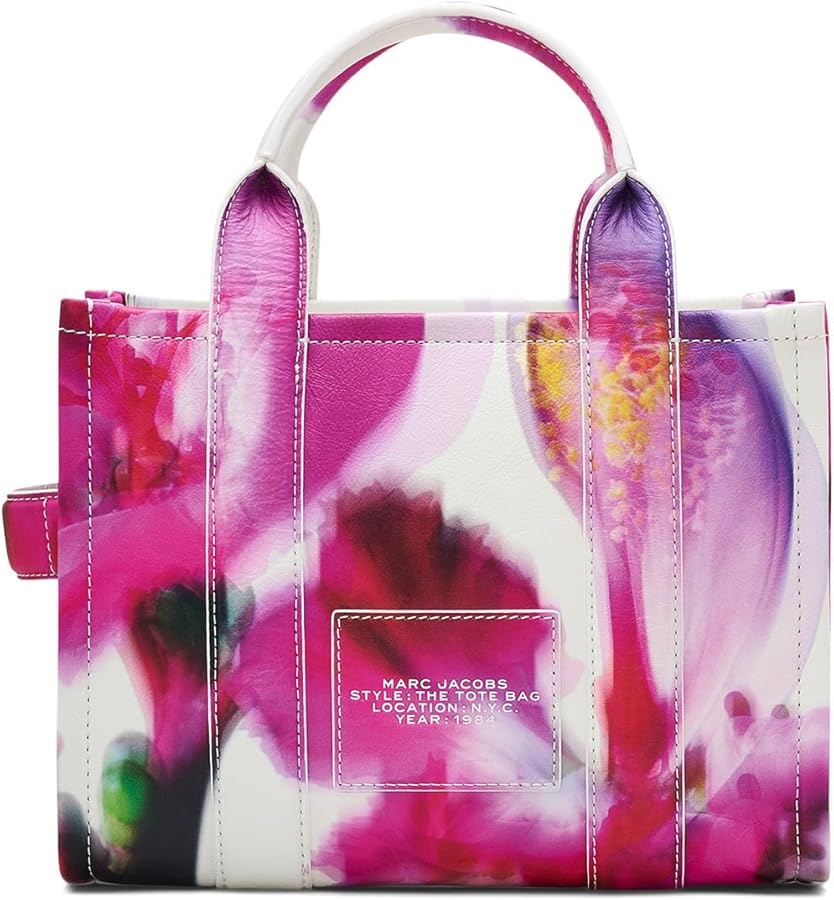 Amazon.com: Marc Jacobs The Future Floral Leather Small Tote