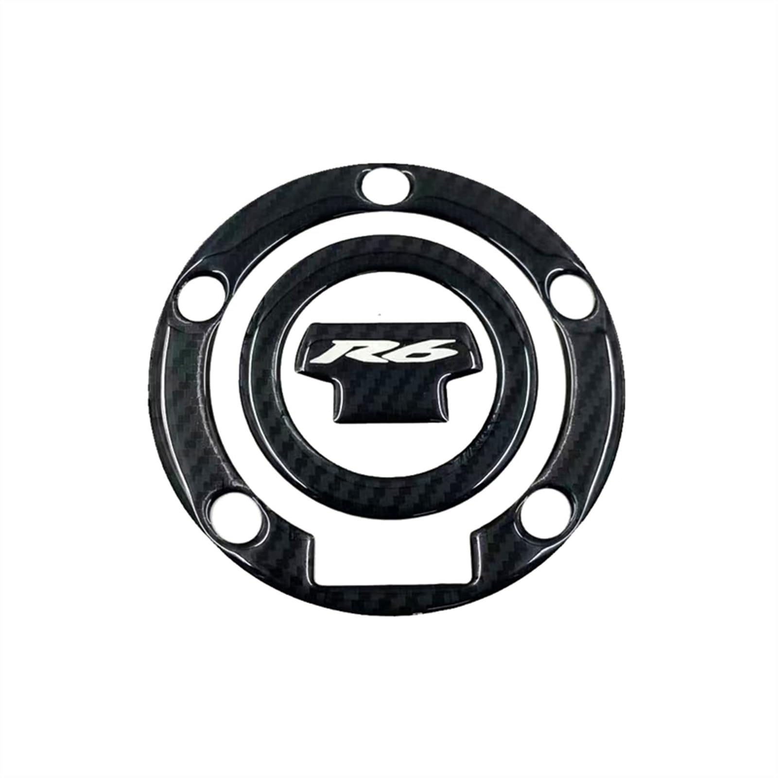 Motorcycle Carbon Fiber Decal Sticker Pad Tree Top Clamp Upper Front Protector for Yamaha YZFR6 YZF R6 600 Streetfighter(Color5)