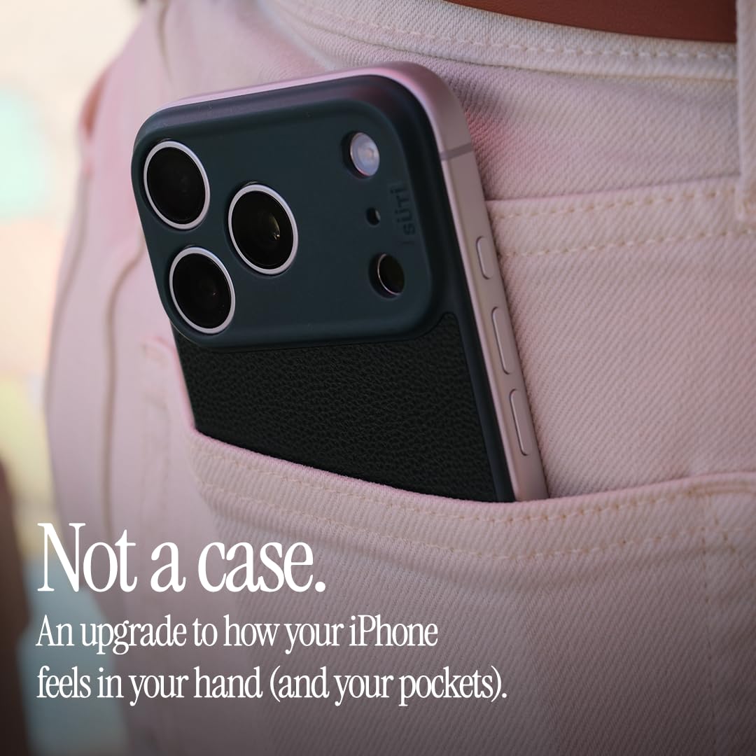 iPhone15 pro suti ナノレザー　ケース Amazon.com: PhoneBack Cover - Not Your Typical Case - Suti MagSafe
