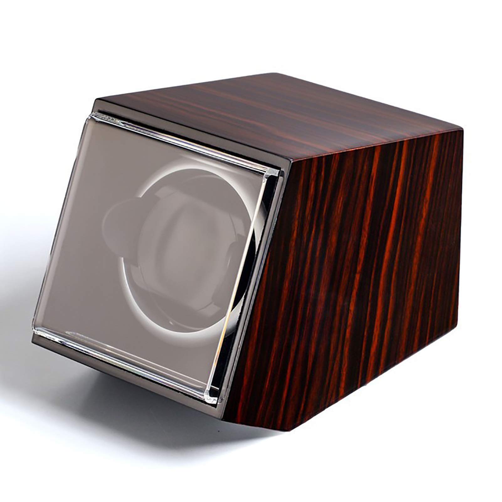 WMYYZYQ Watch Winder Watch Winders Single Watch Shaker Automatic Mechanical Watches Winding Device Watch Storage Watch Winder 5-Gear Watch Winder,Ebony High Gloss-A