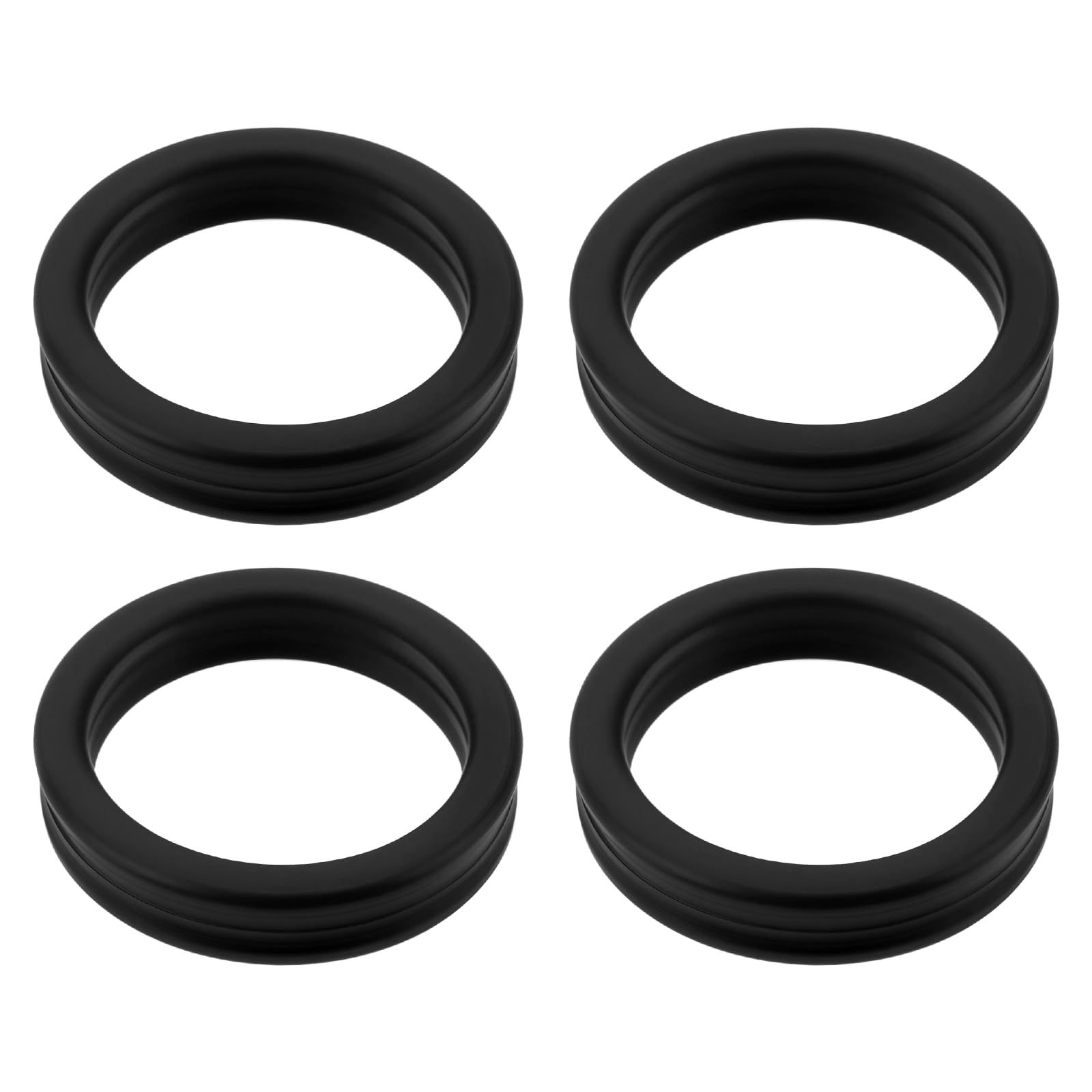 Briny River 4 Pieces Car Water Pipe Gasket Radiator Hose O-Ring 06B121687 Compatible With Audi A1 (2011-2015) Sportback (2011-2015) A3 (1996-2012) 26.5x20.5 x 5.35mm Black
