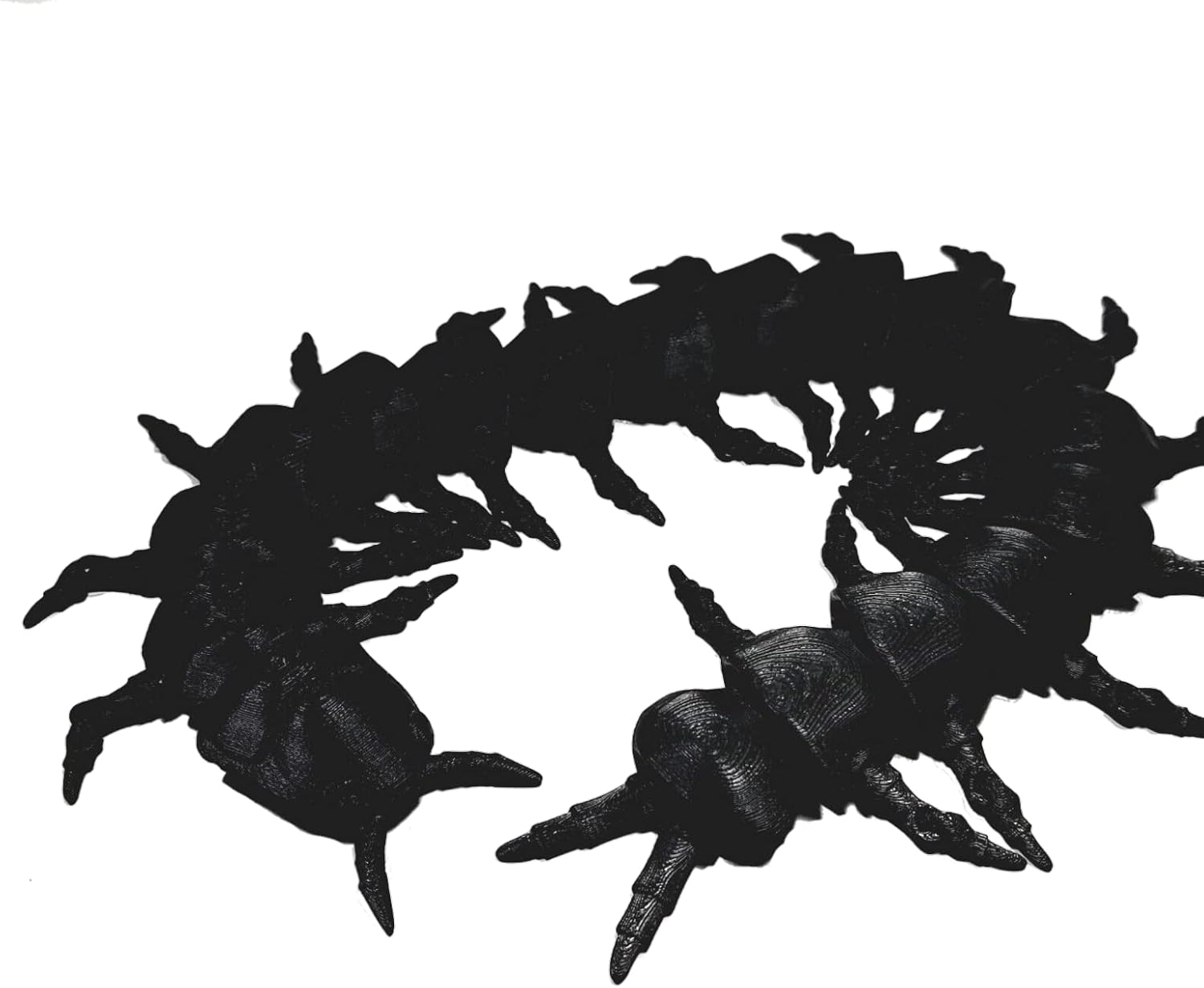 FlexiMech Centipede 15" Realistic Flexible Articulated 3D Printed Insect Toy (Emerald Green)