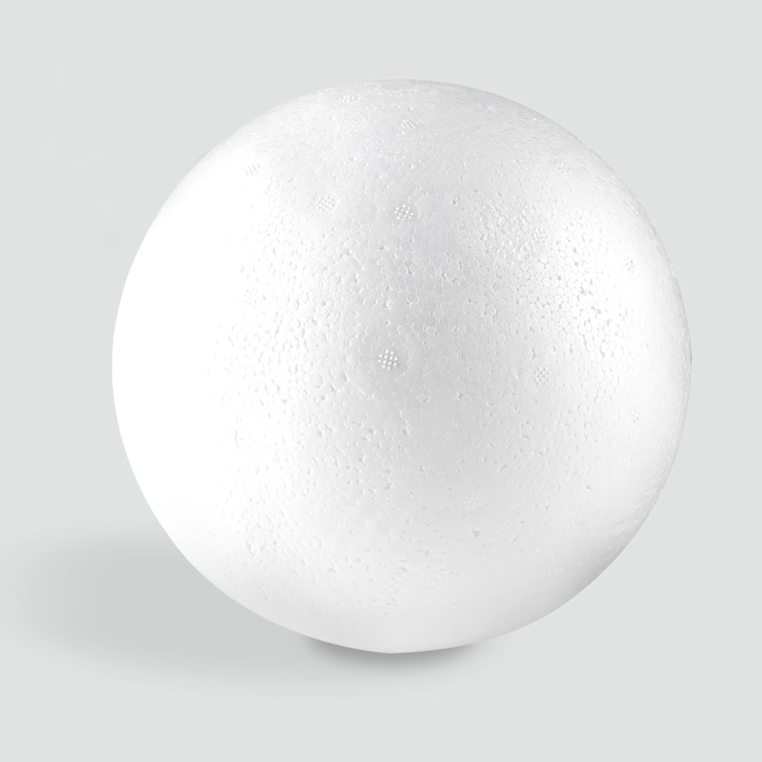 White Foam Balls, 1 Pack of 20cm Polystyrene Craft Foam Balls Solid Styrofoam Balls for DIY