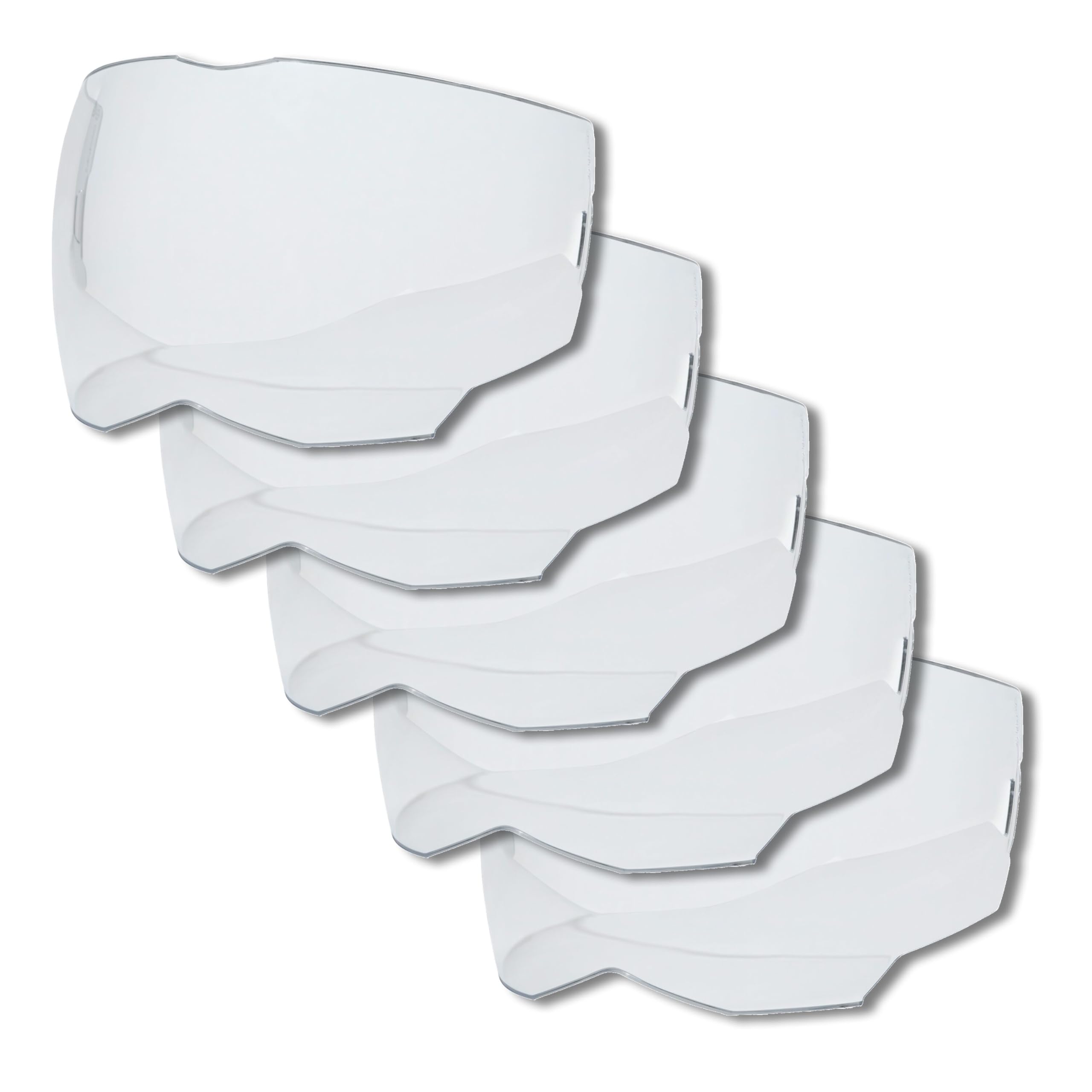 Protector exterior para casco de soldadura transparente y resistente que evita salpicaduras