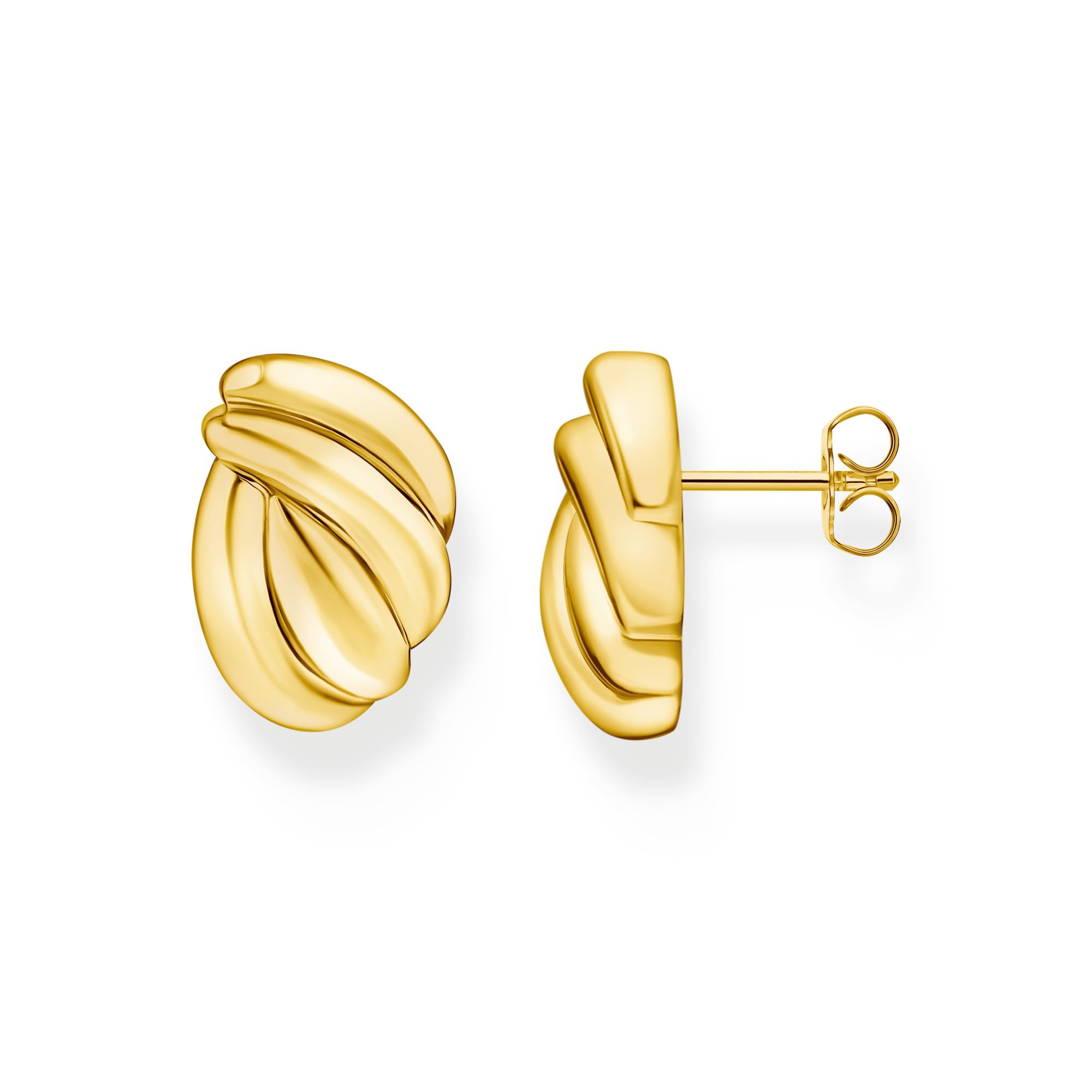 Thomas Sabo Ohrstecker organische Formen 18k Vergoldung H2327-413-39