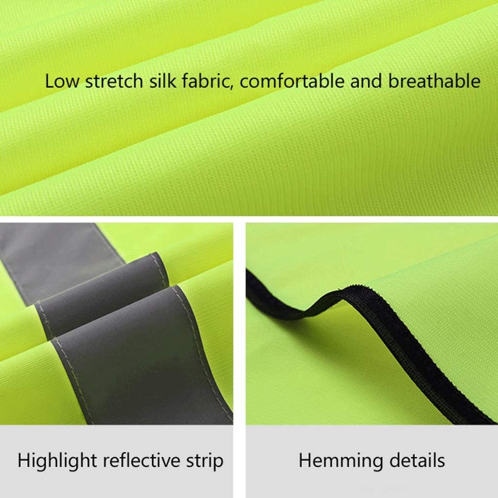 Chalecos de seguridad, chalecos reflectantes de alta visibilidad, traje reflectante de manga larga, chaleco reflectante de seguridad, traje de ciclismo cálido fluorescente, chalecos reflectantes