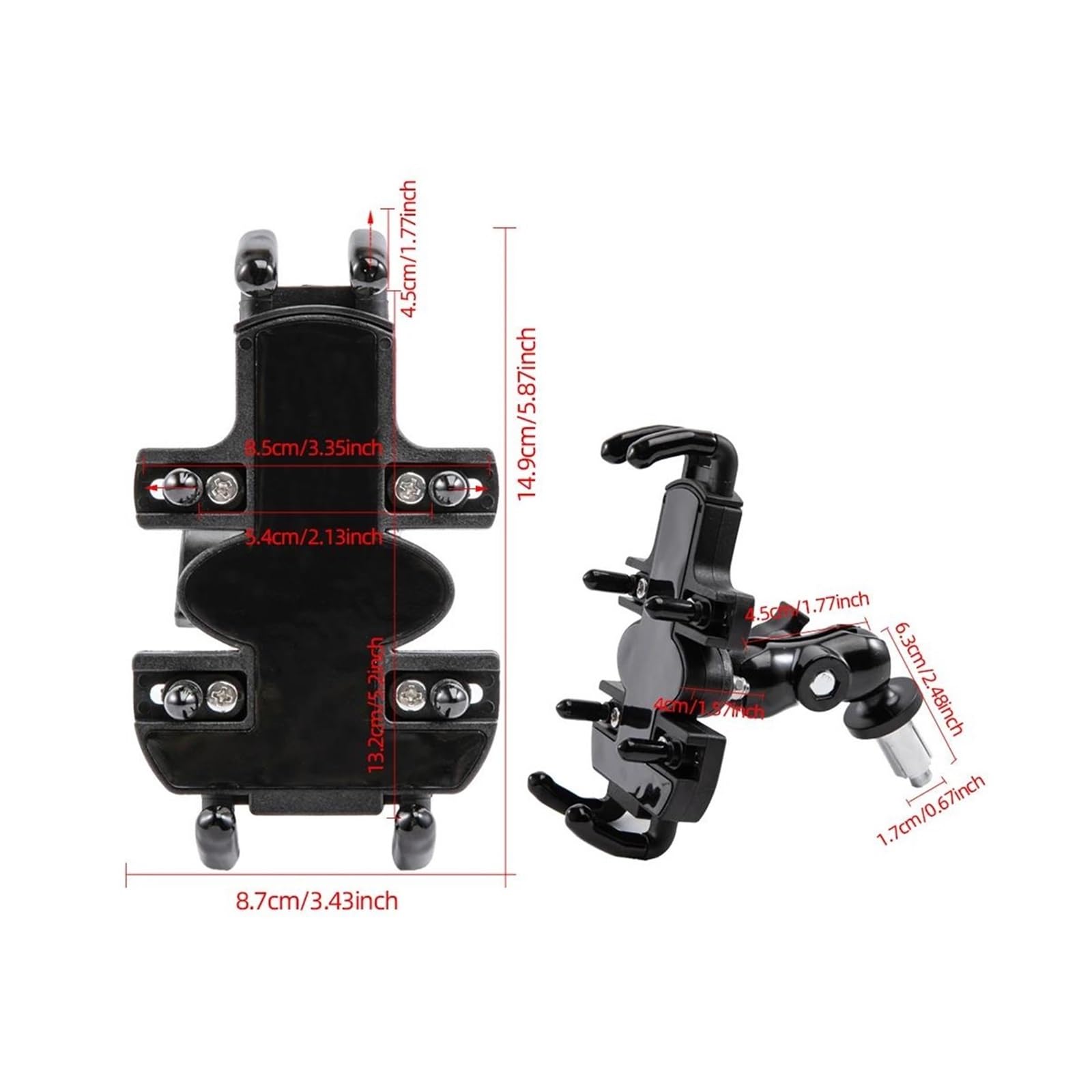 Per ZX-14R ZZR 1400 ZX600 Per NINJA 400 250 2018-2020 Supporto Del Telefono In Forcella Stem Staffa Di Montaggio Staffa Di Navigazione Moto