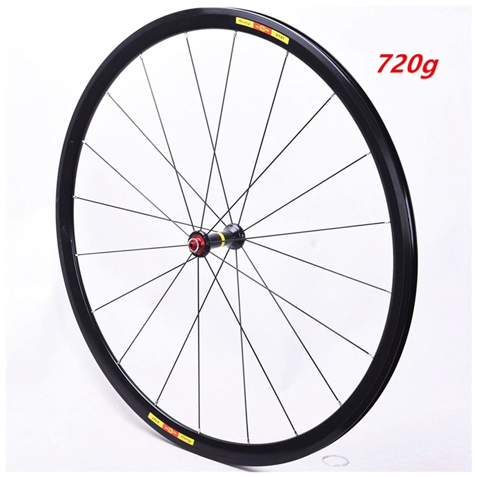 Set di Ruote per Bici da Strada 700c Ruota Anteriore Posteriore della Bicicletta 28 Pollici Cerchio in Lega A Doppia Parete 30mm Freno C/V 8-11 velocità Cassetta QR 1560g