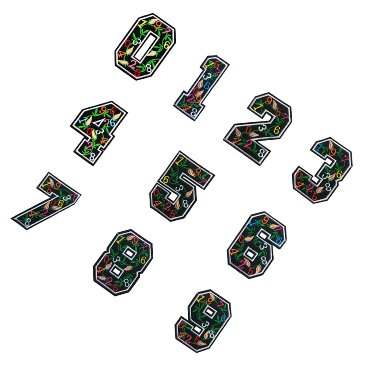 Gadpiparty 3 Set Toppe Ricamate Applique Per Magliette Jeans E Accessori Fai Da Te Per Decorare E Riparare Abbigliamento E Borse 10 Pezzi*3