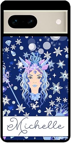 Miniatura 2 de Sea Goddess Mermaid Princess Scepter Personalized Black Rubber Phone Case Compatible With Google Pixel 10, 10 Pro, 10 Pro XL, 9a, 9 Pro, Pixel 9,