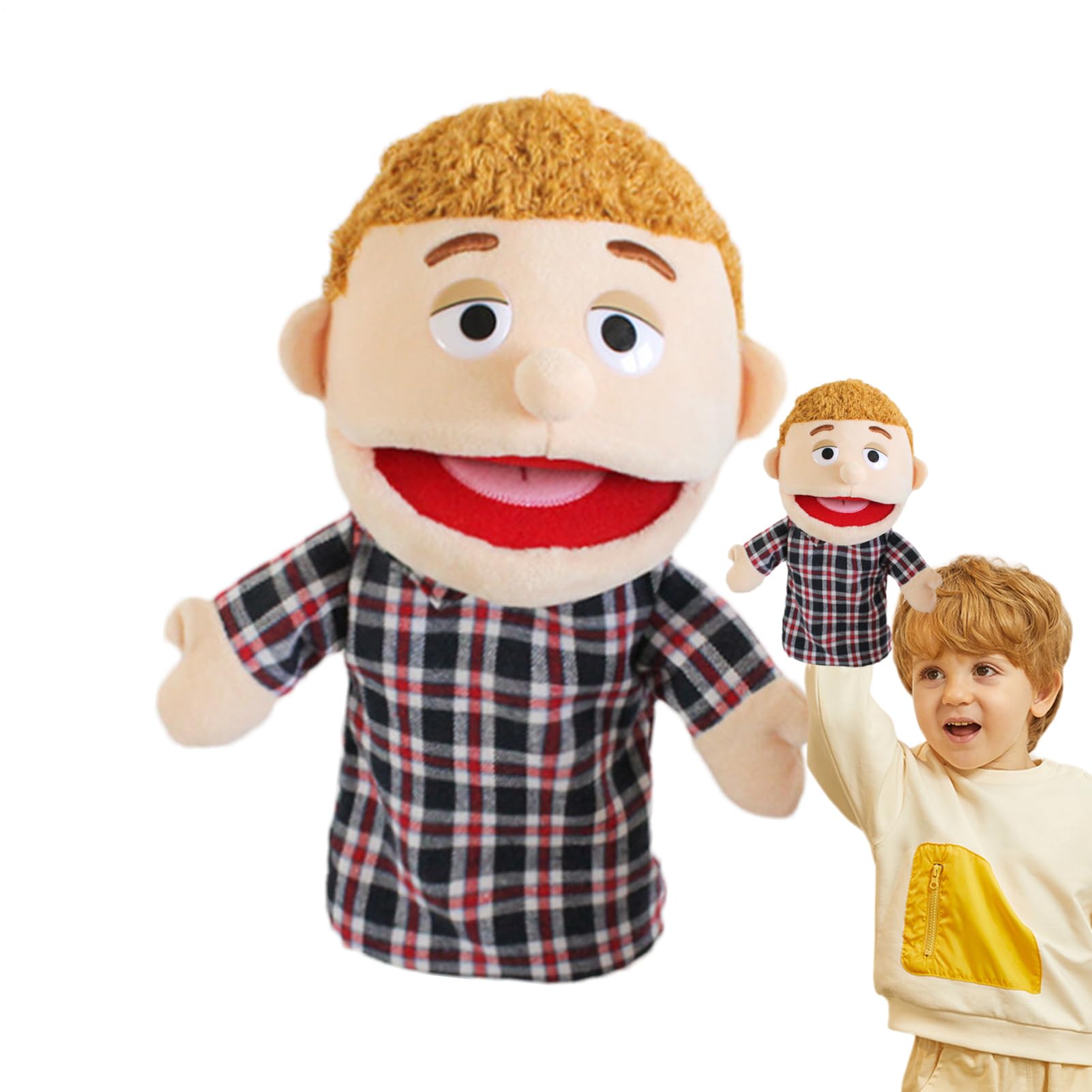 Marionnettes À Main – Poupées De Personnages Familiaux en Peluche, Figurines De Gants Doux pour Grands-Parents | De Théâtre De Jeu De Rôle De Narration Interactif pour L'apprentissage