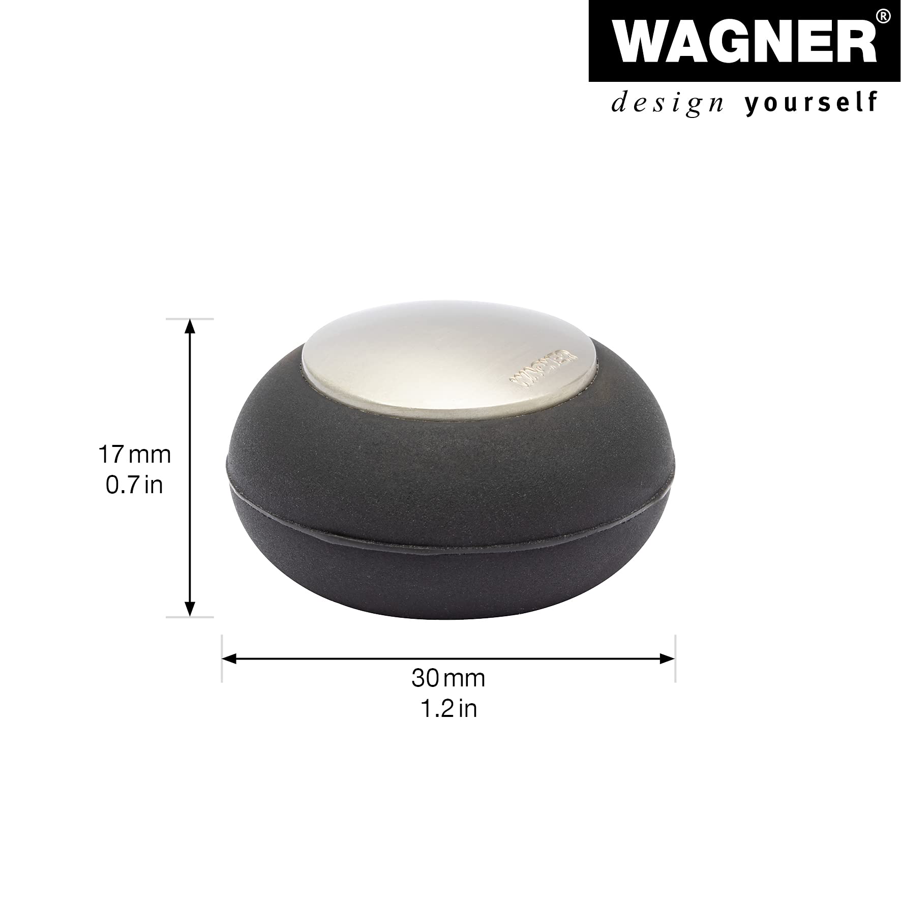 WAGNER Doorstop ROUND, diameter 30 x 17 mm - Image 2