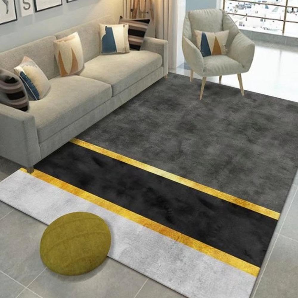 Tapis de salon pour chambre à coucher style luxueux sous le lit