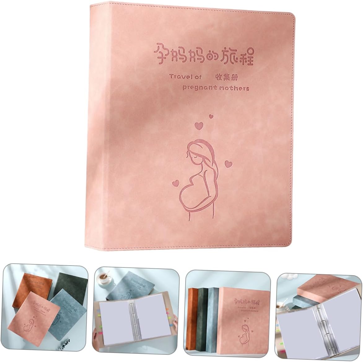 YARNOW Pregnancy Journal Keepsake Book for Moms Maternity Memories Organizer for Expecting Mothers Format Charming Retro Design