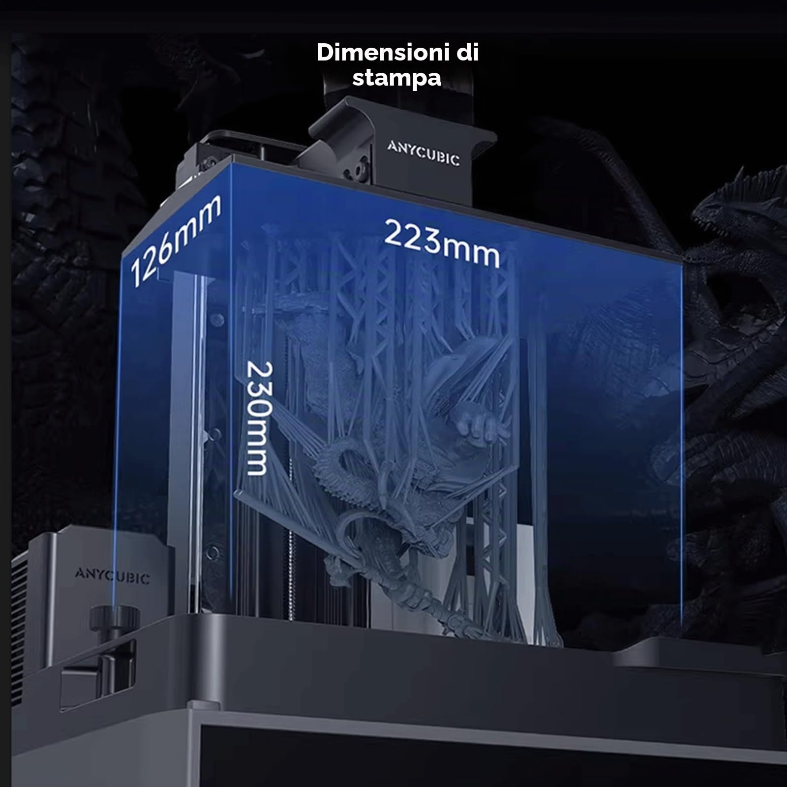 Original Photon Mono M7 Pro UV Resin Vat Tank for Stampante 3D Serbatoio Di Resina a Controllo Dinamico Della Temperatura con Pellicola ACF Preinstallata SOLO for Anycubic Photon Mono M7 Pro