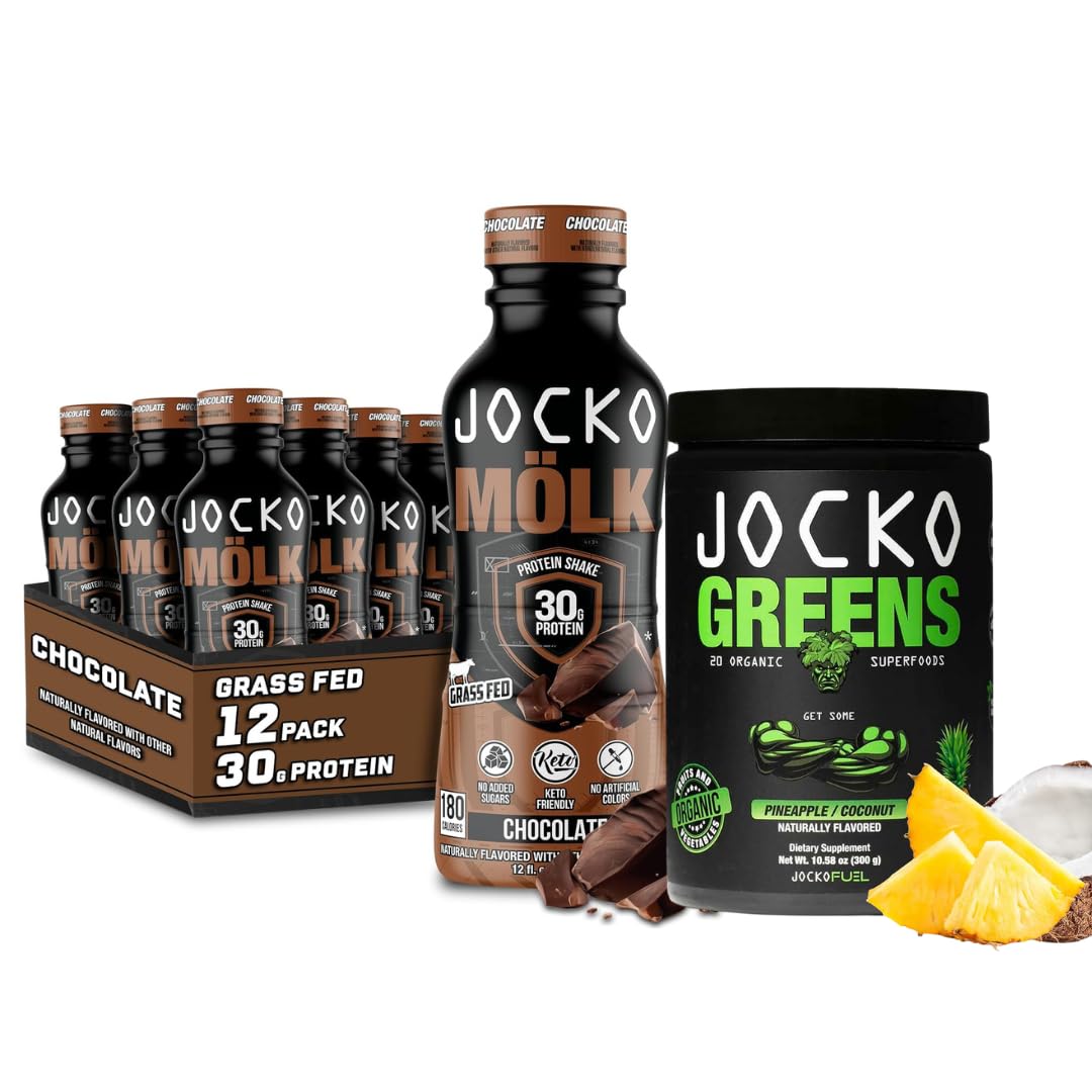 Amazon.com: Jocko Mölk Grass Fed Protein Shakes - Ready to Drink