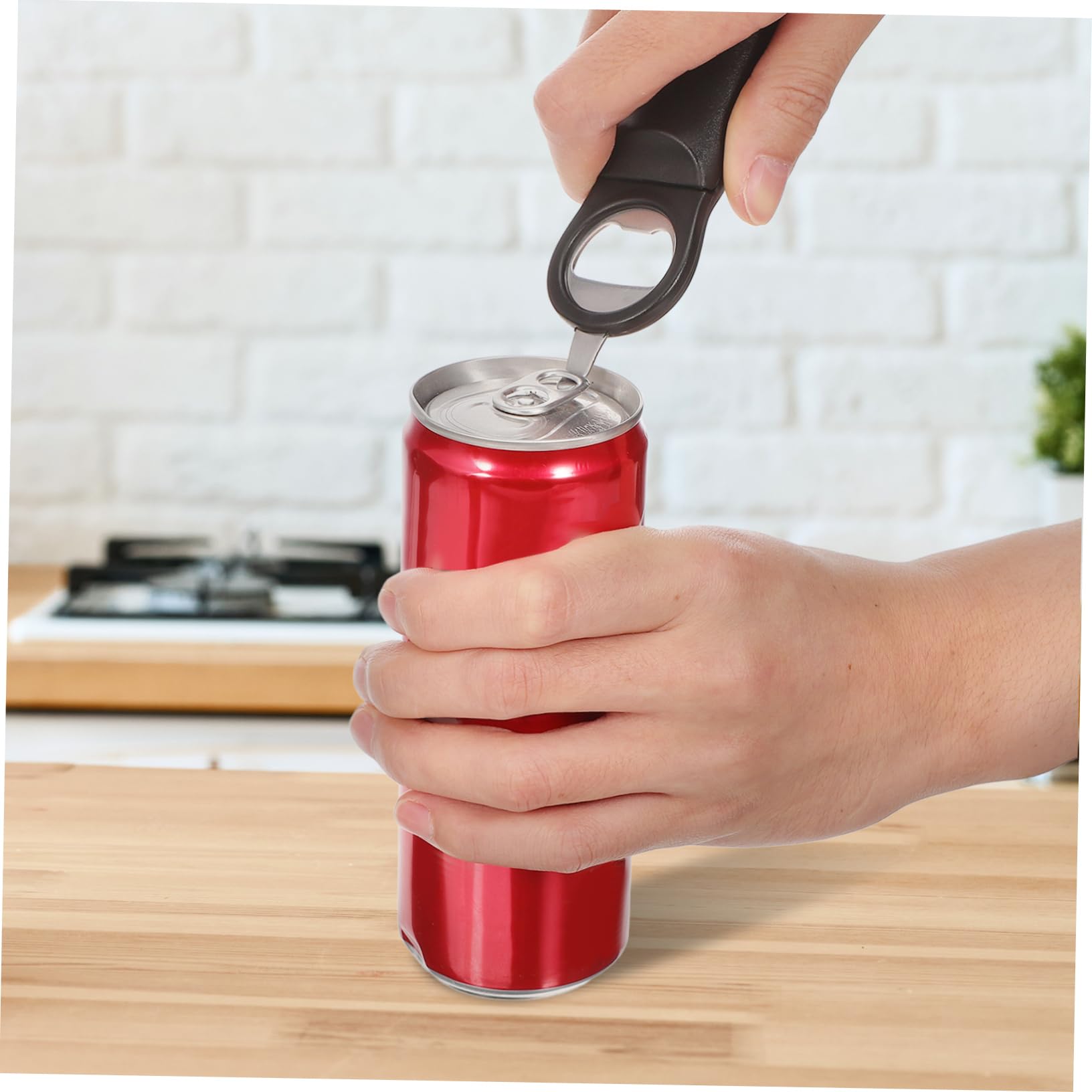 ULTECHNOVO 3 Piezas Abrelatas Abierto Multifuncional Abridor De Tapa Magnético Abrebotellas Removedor De Tapa De Frasco Multifunción Abridor De Botellas Portátil Abridores Pensilvania Black