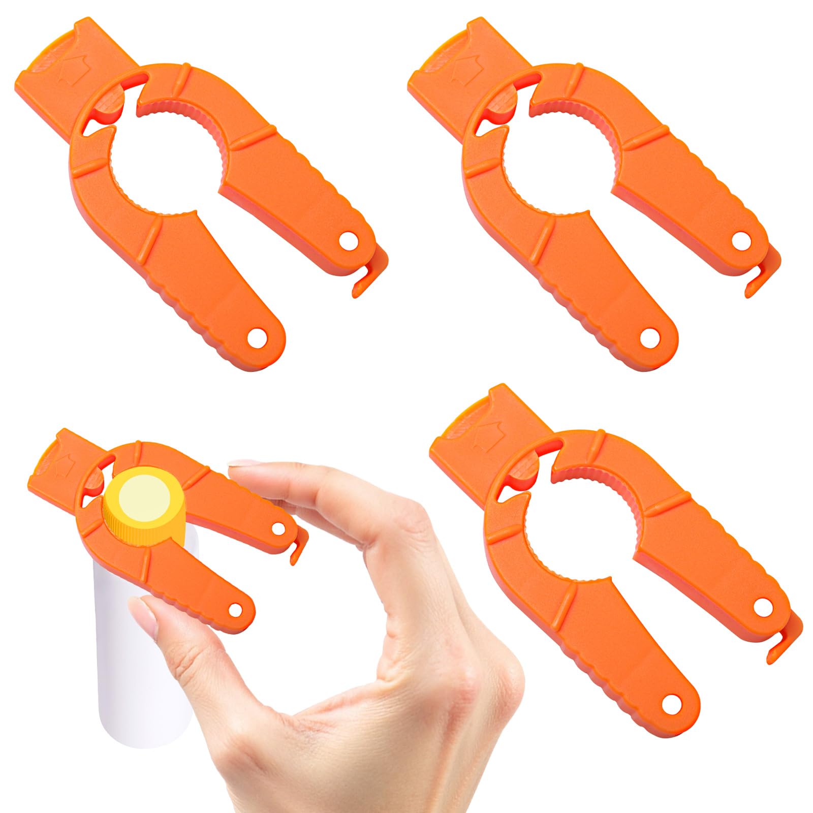 Ouvre-pot, 4 Sur 1 Kit D'ouvre-bouteille Multi-fonctions Avec Poignée