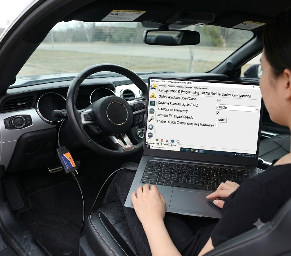 for-Scan ELM327 Skaner USB HS MS OBD2 ELMconfig OBD MS-CAN/HS-CAN z przełącznikiem